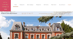 Desktop Screenshot of chateau-corneille.fr