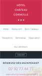 Mobile Screenshot of chateau-corneille.fr